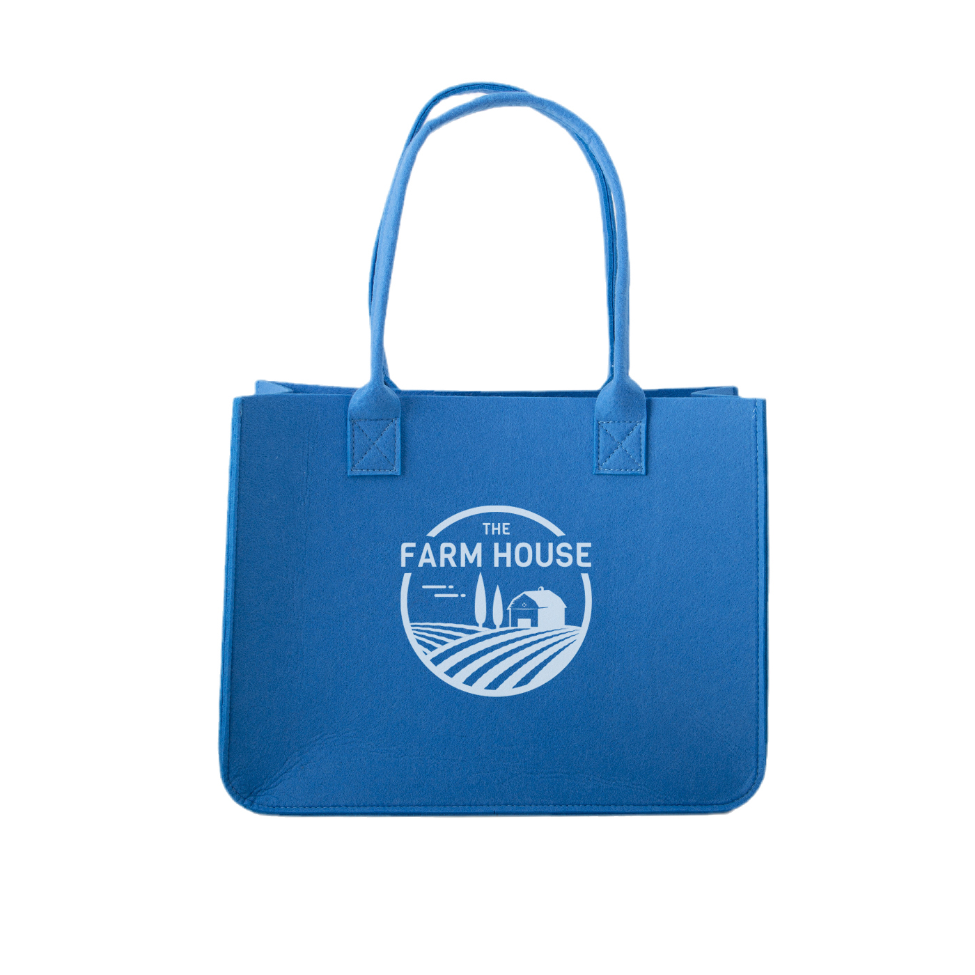 Personalized Felt Tote Bag With Long Handle