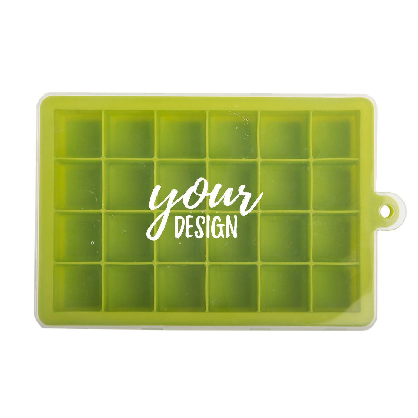 24 Grids Silicone Ice Cube Tray With Lid1