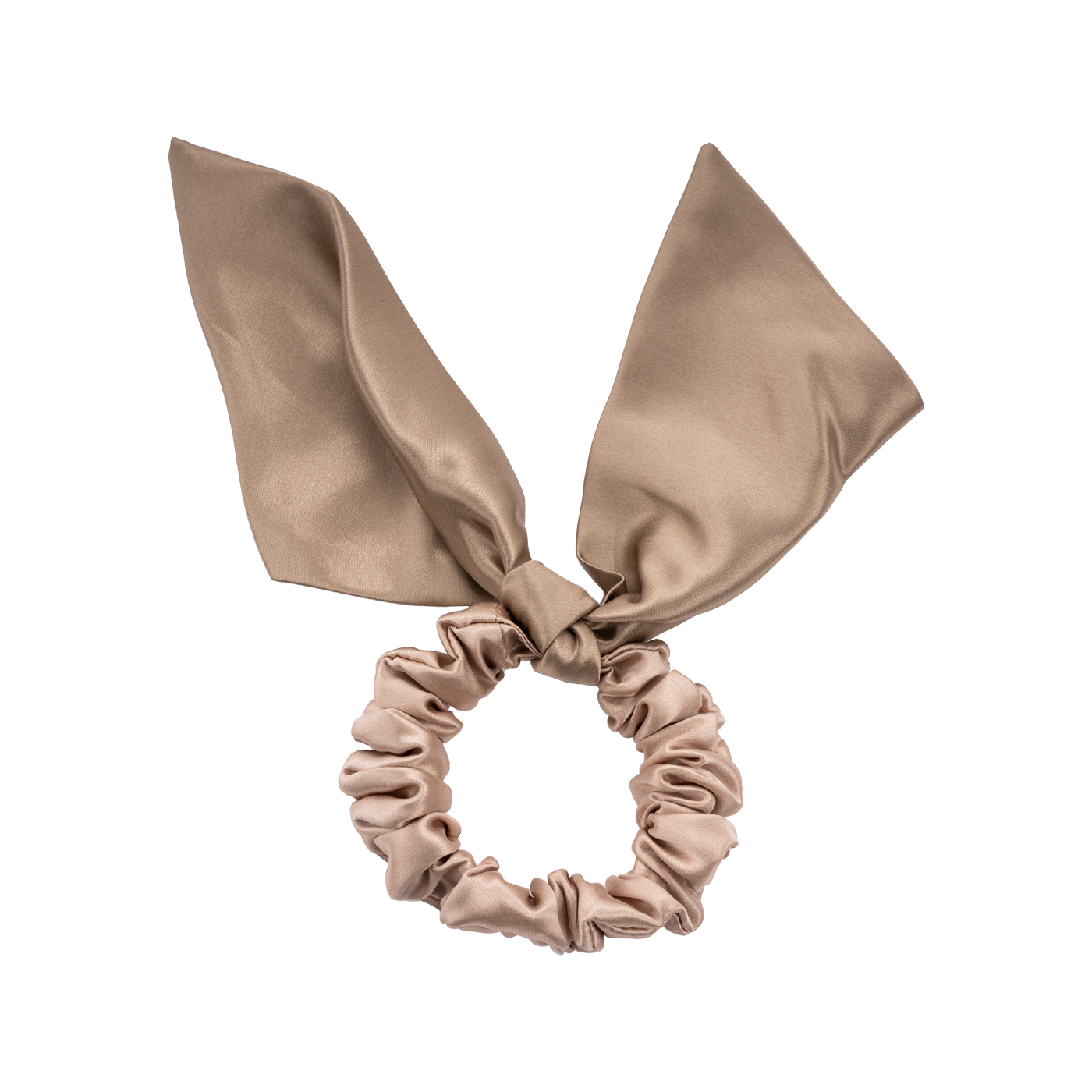 Silk Knotted Bow Hair Scrunchie