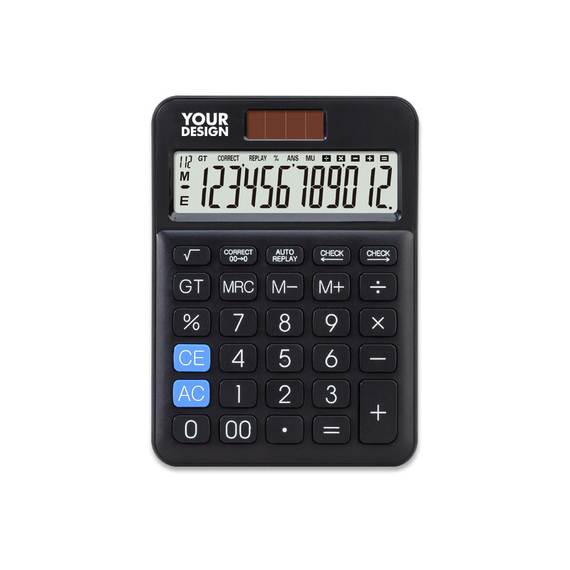12 Digit Dual Power Desktop Business Calculator1