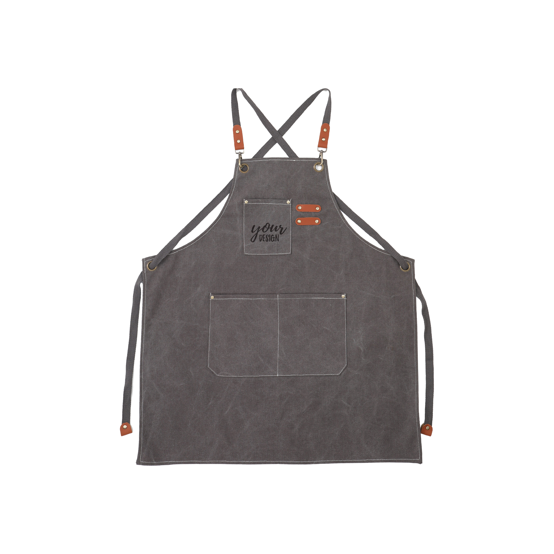 Waterproof Canvas Apron With Pockets1