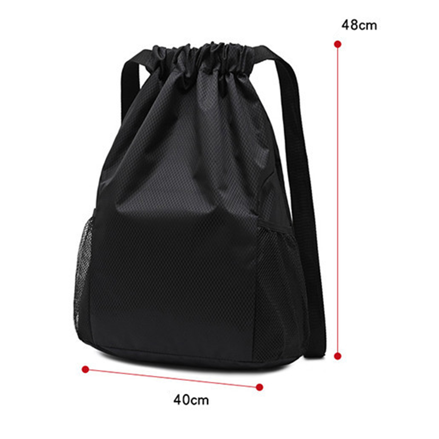Drawstring Backpack With Water Pocket2