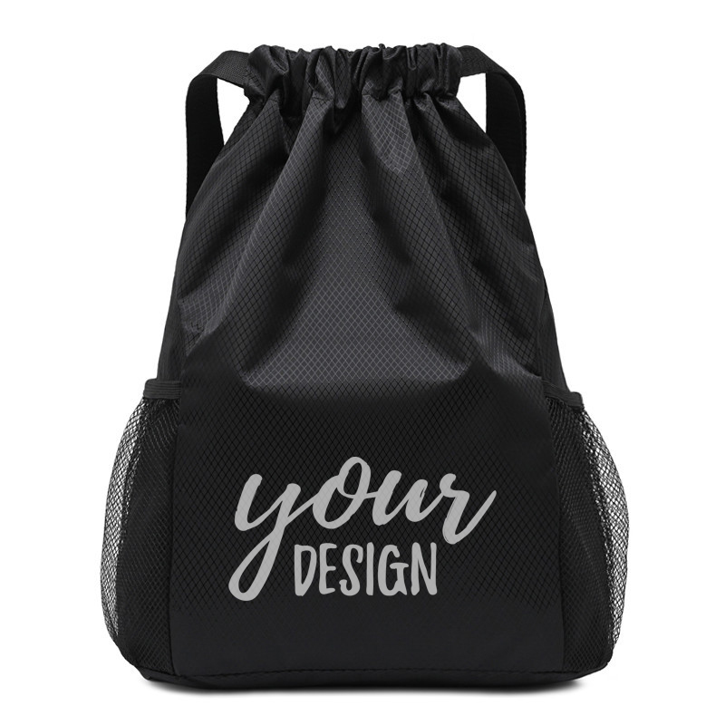 Drawstring Backpack With Water Pocket3