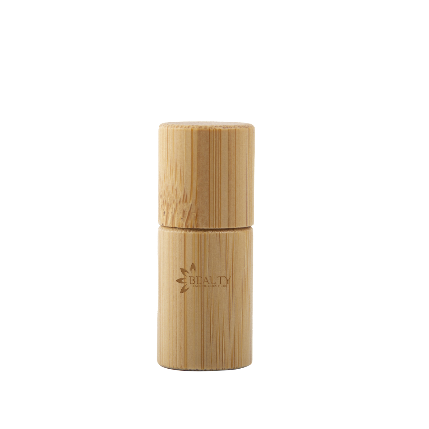 3ml Glass Roll On Bottle With Bamboo Shell