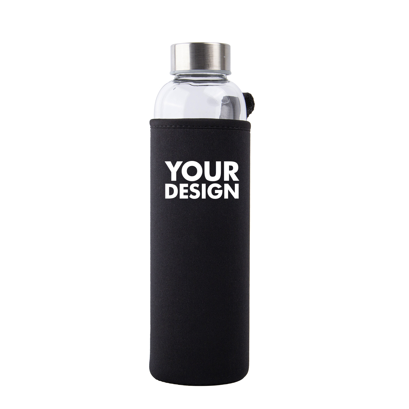 19 oz. Glass Water Bottle With Nylon Sleeve1