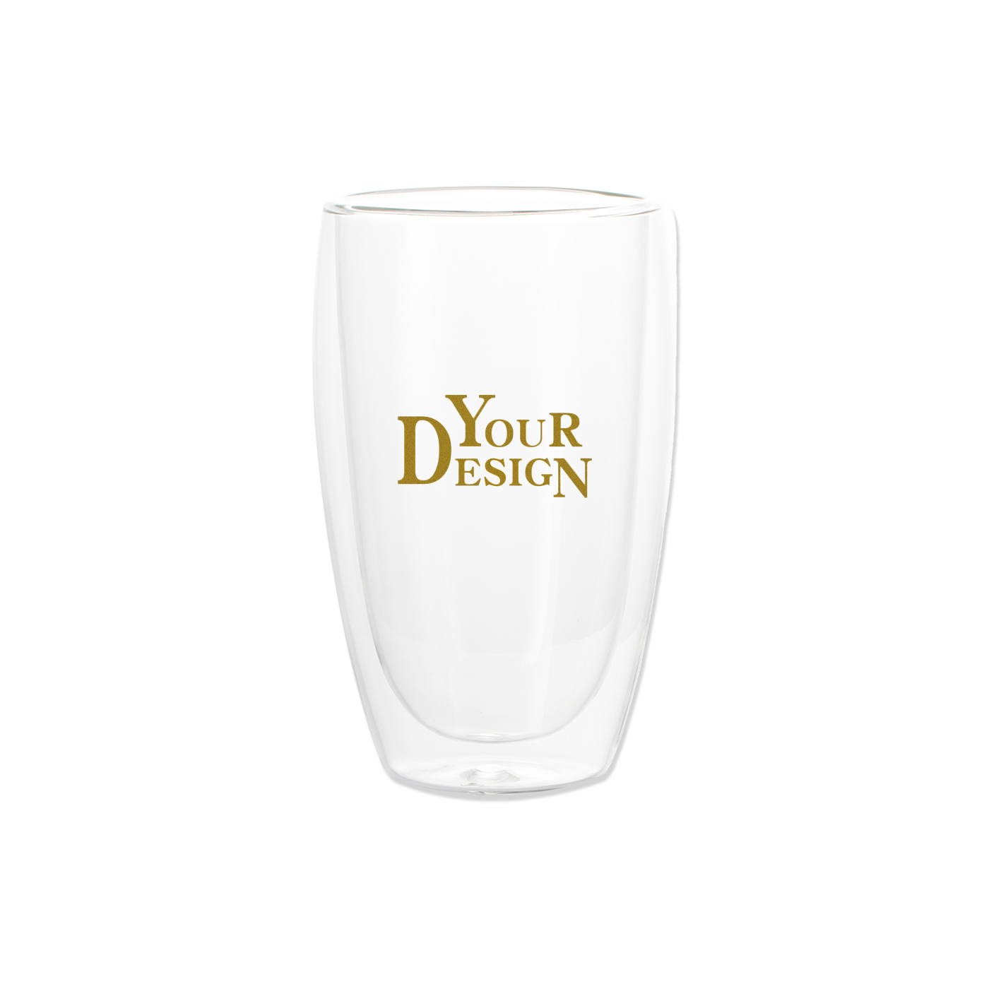 15 oz. Clear Double Wall Drinking Glass1