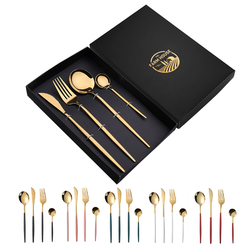 4 Pcs Cutlery Set With Gift Box