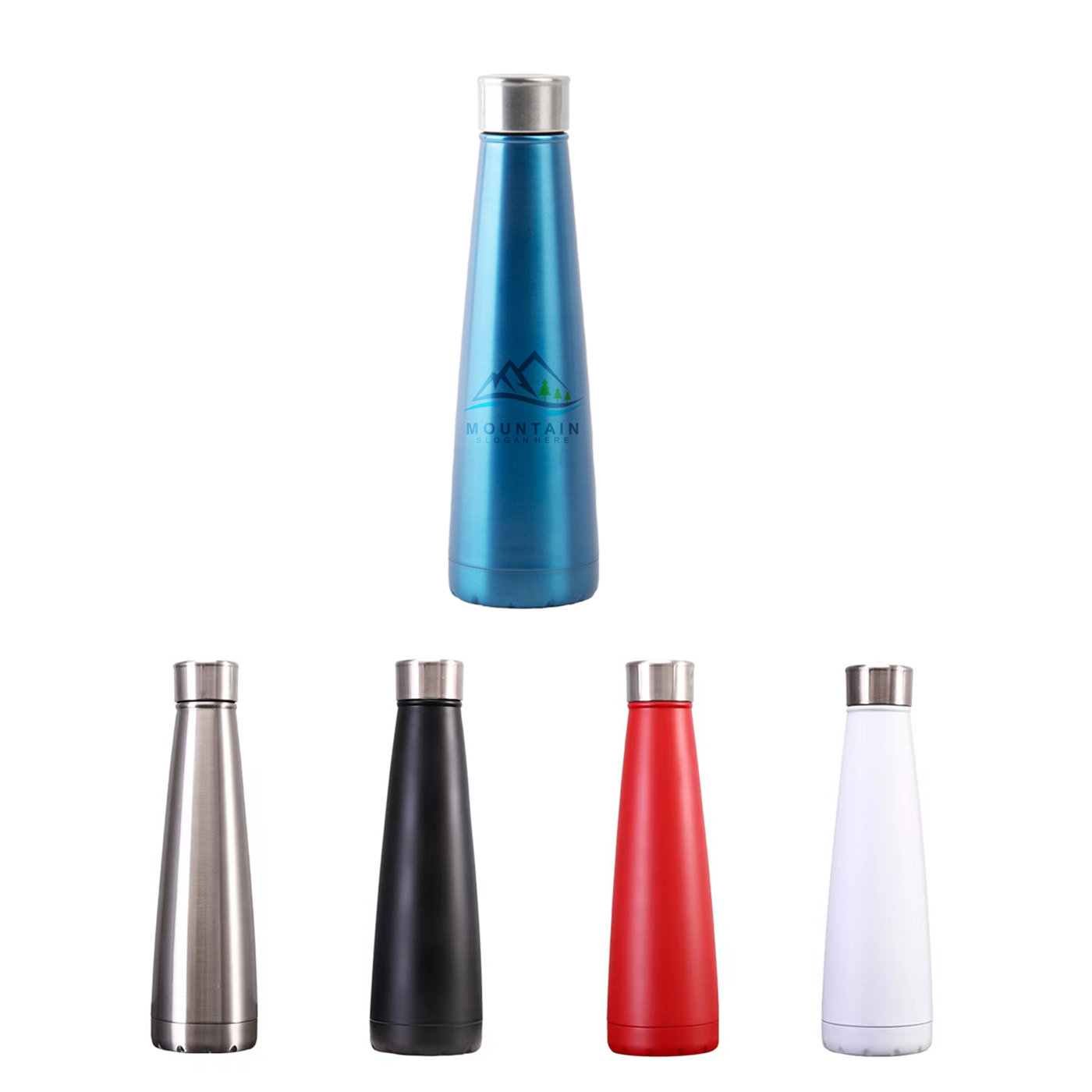 450ml Cone Shaped Vacuum Insulated Sport Bottle