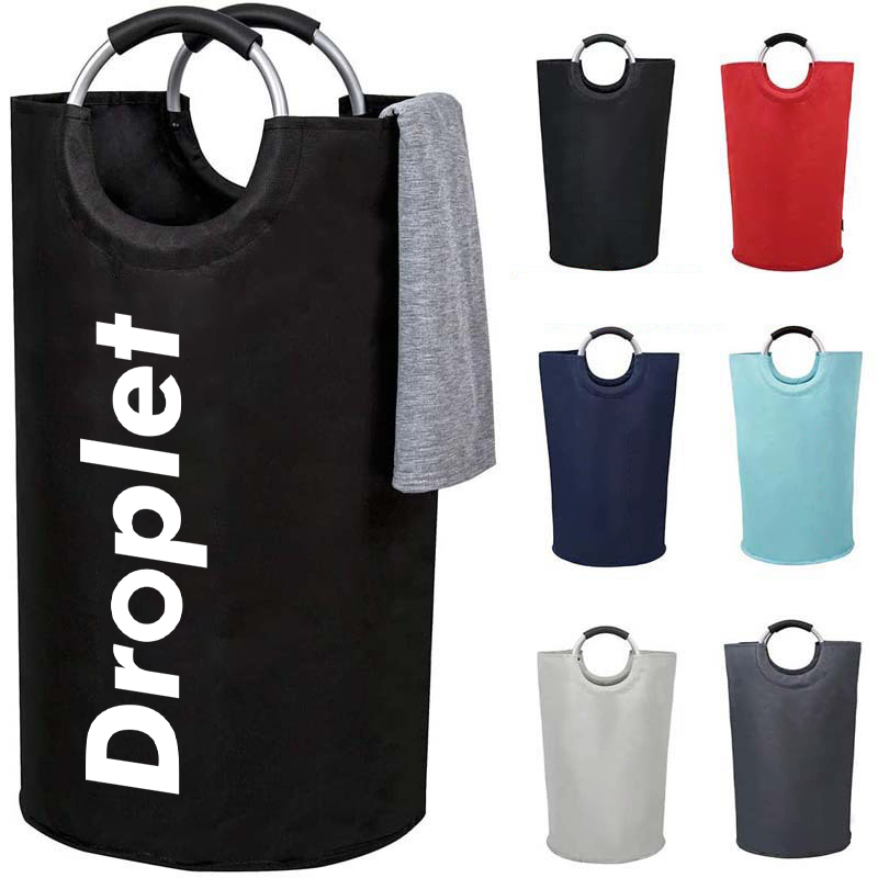 Large Collapsible Laundry Hamper With Handle1