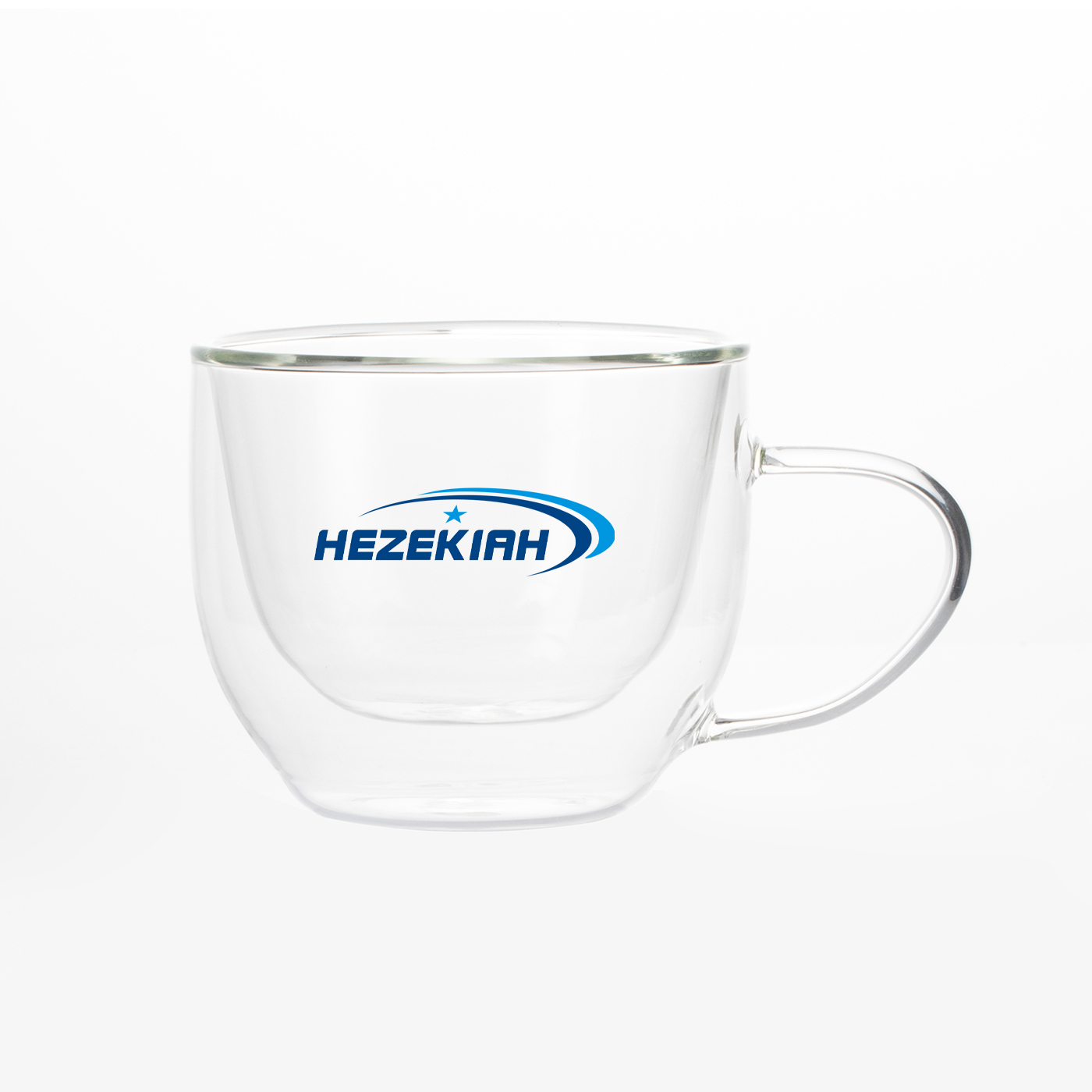 8 oz. Double-layer Glass Mug With Handle