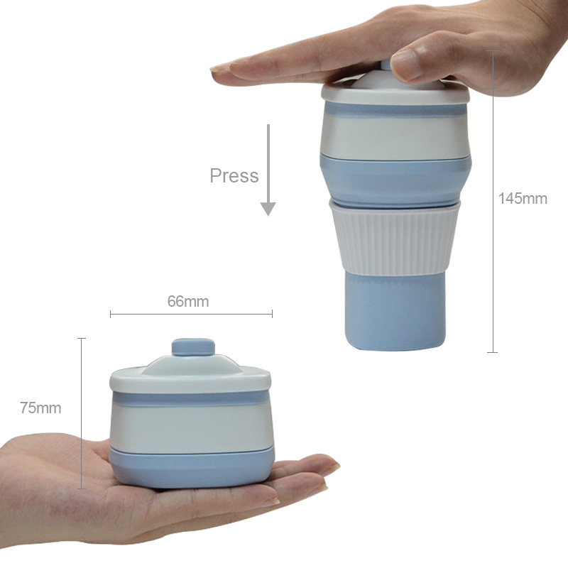 11 oz. Silicone Foldable Travel Cup1