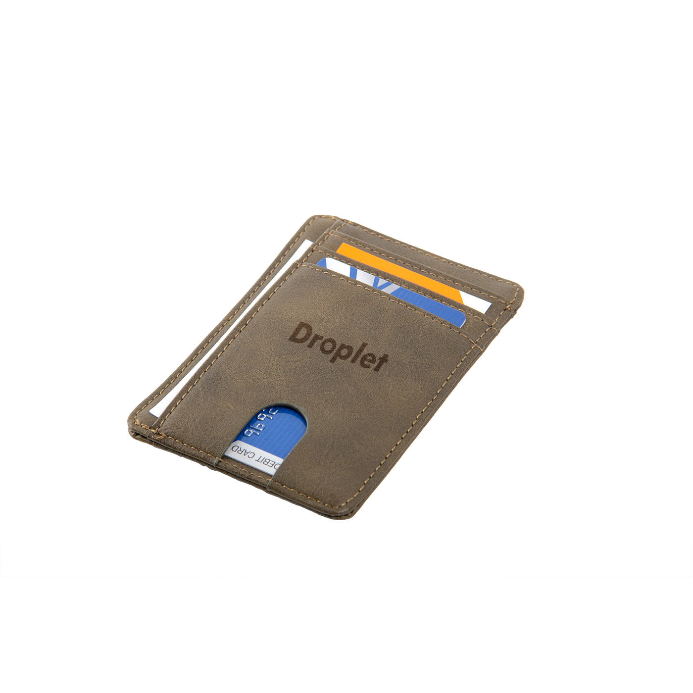 PU Leather Card Holder With RFID Protection