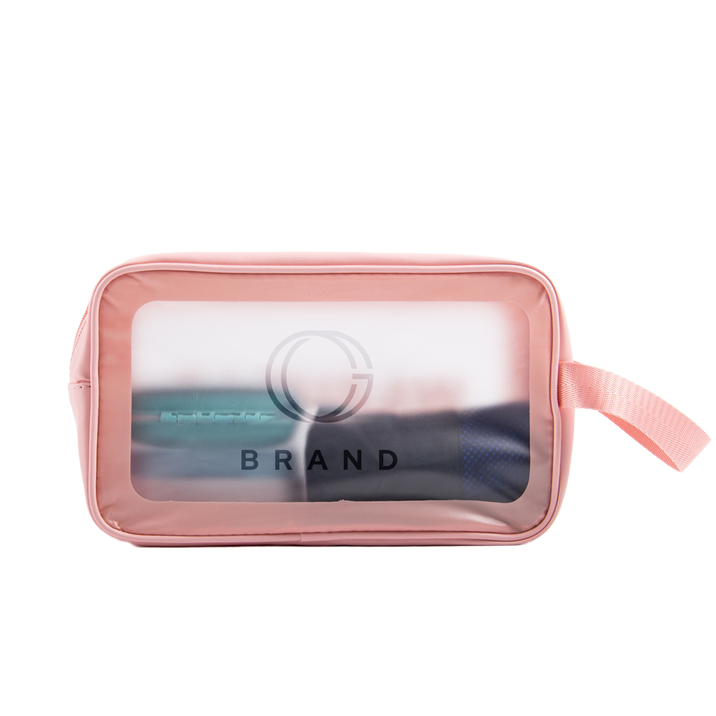 Custom Transparent Cosmetic Toiletry Bag