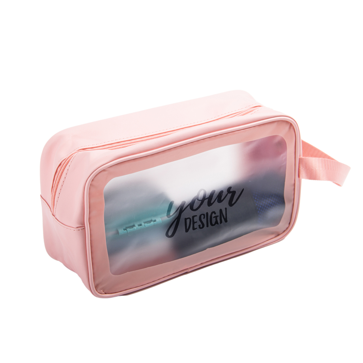 Custom Transparent Cosmetic Toiletry Bag1