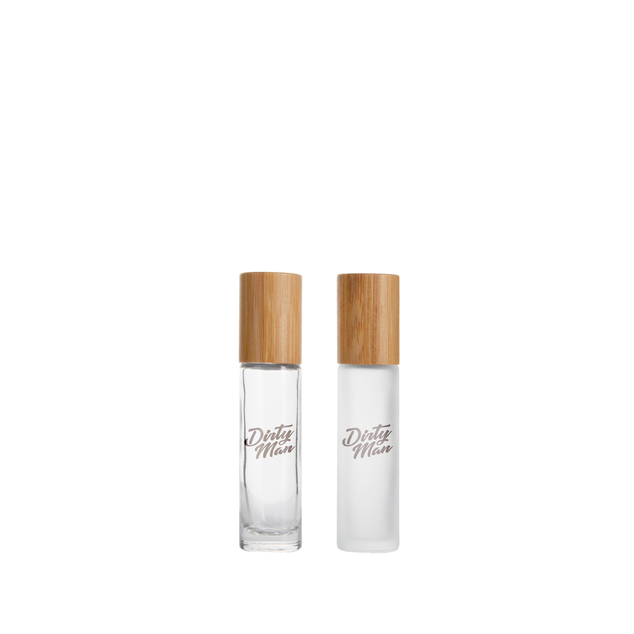 10ml Glass Roll On Bottle With Bamboo Lid