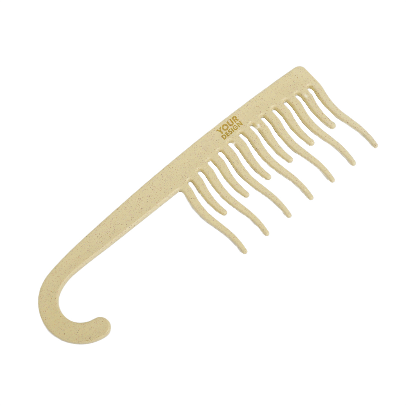 Wheat Straw Wide Tooth Detangling Shower Comb2