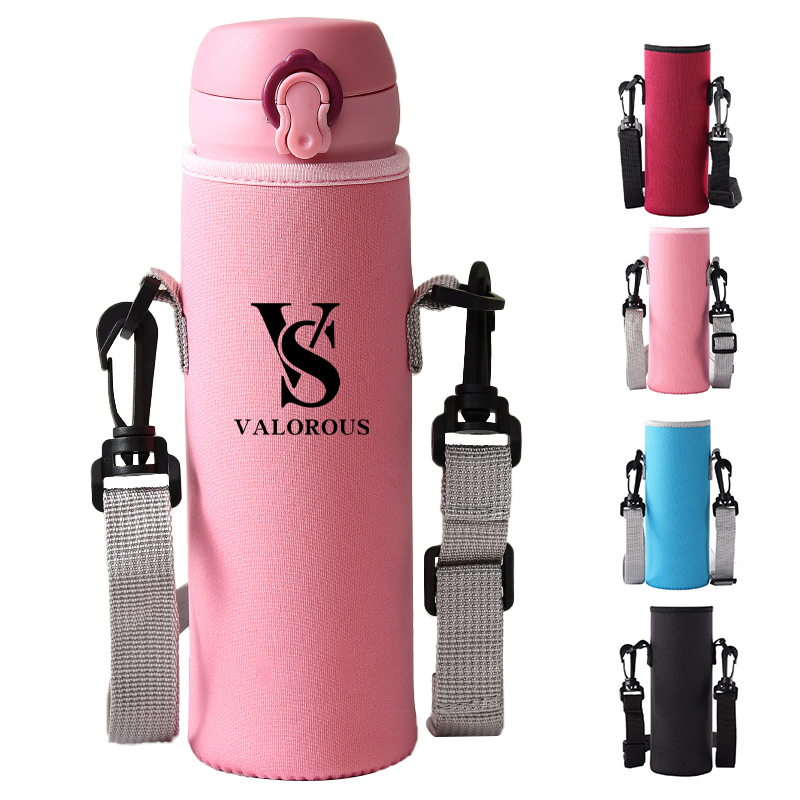 Neoprene Bottle Holder With Strap