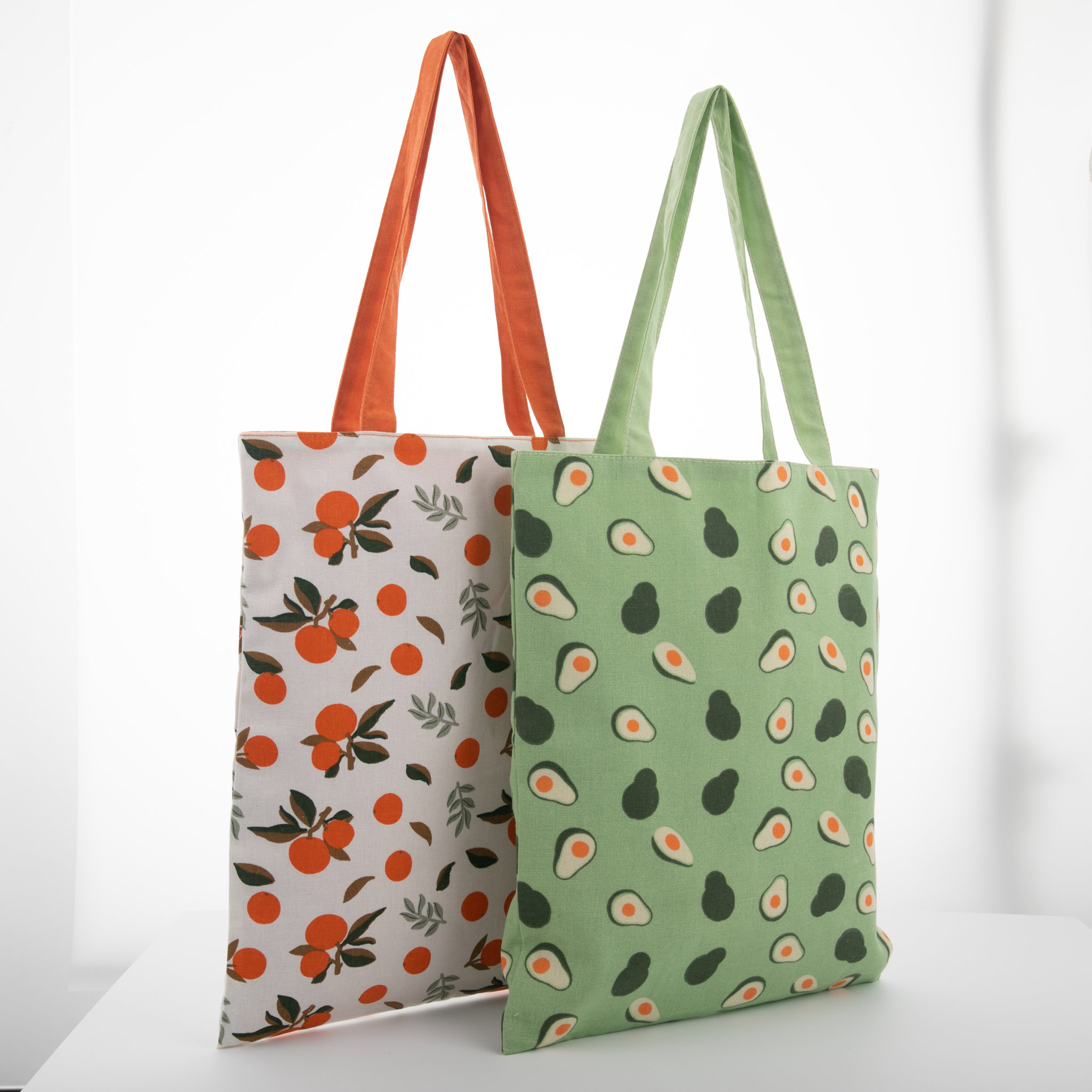 Double Sided Reusable Canvas Grocery Bag2