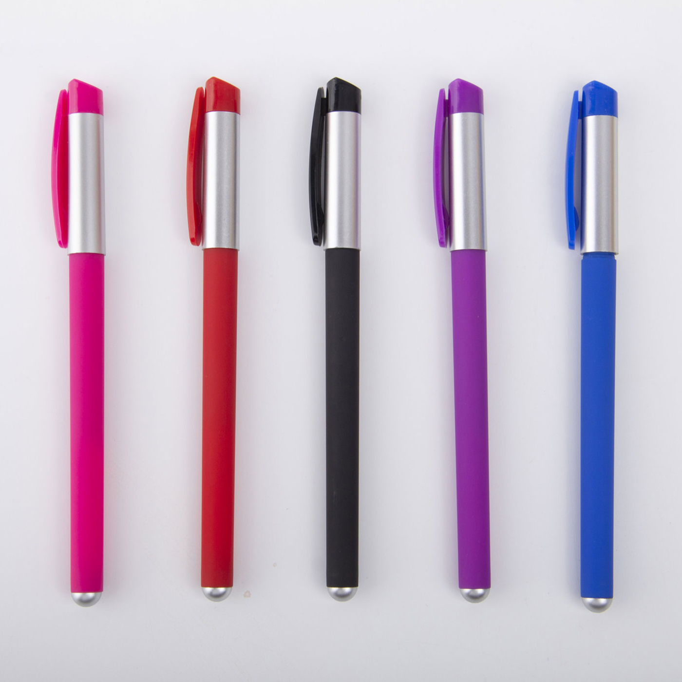 Plastic Rubber Coated Soft Touch Pen3