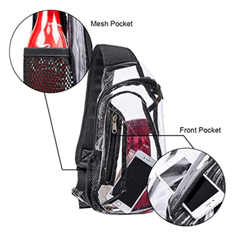 Clear Stadium Approved Sling Bag1