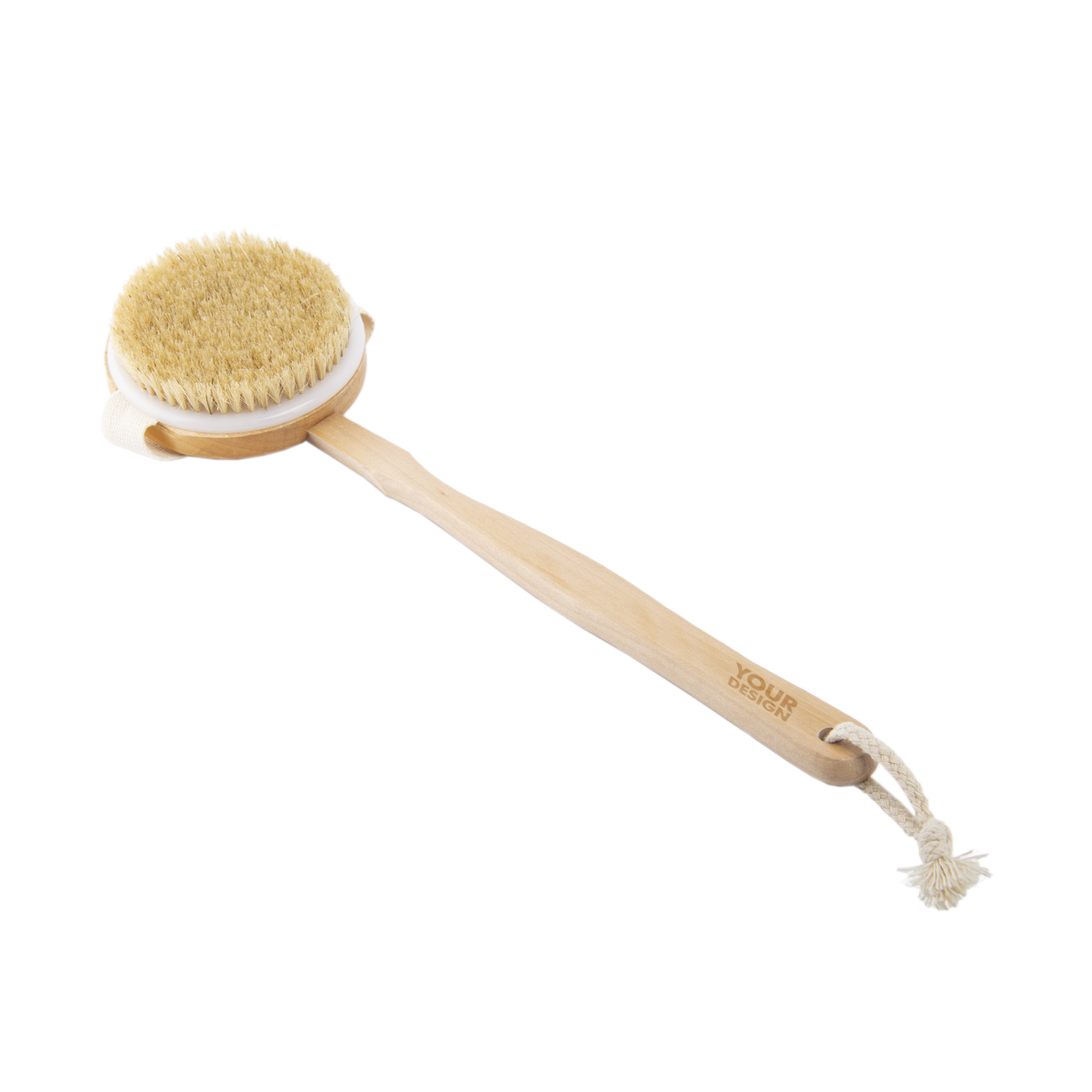 Detachable Bristle Shower Brush With Long Handle1