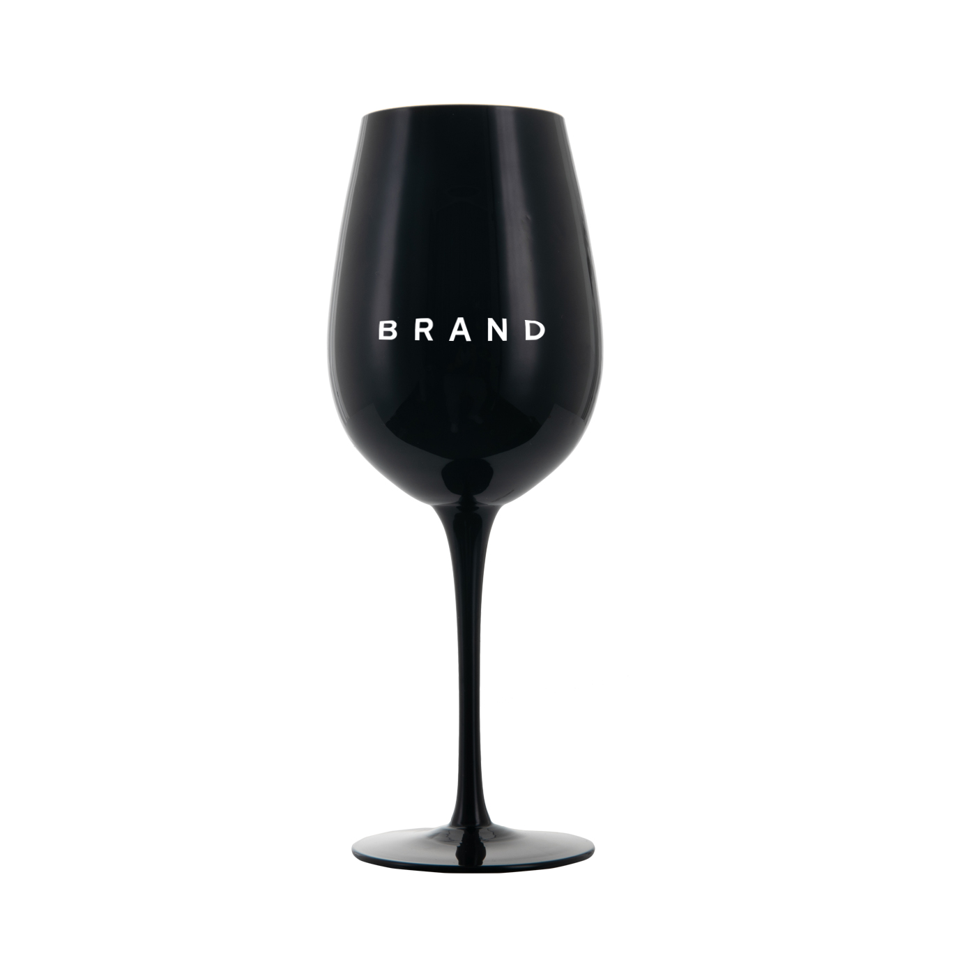 Premium Black Wine Glass