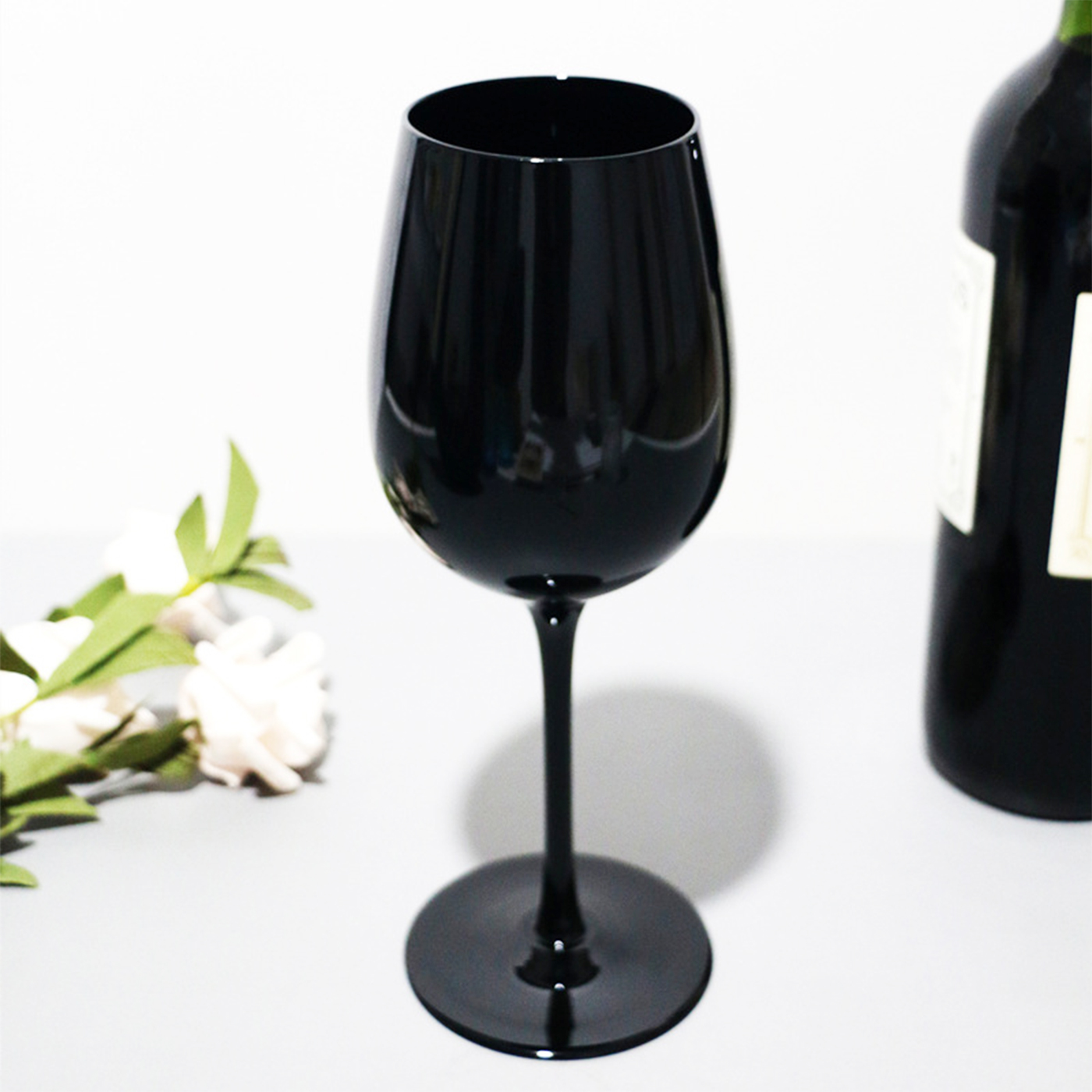Premium Black Wine Glass2