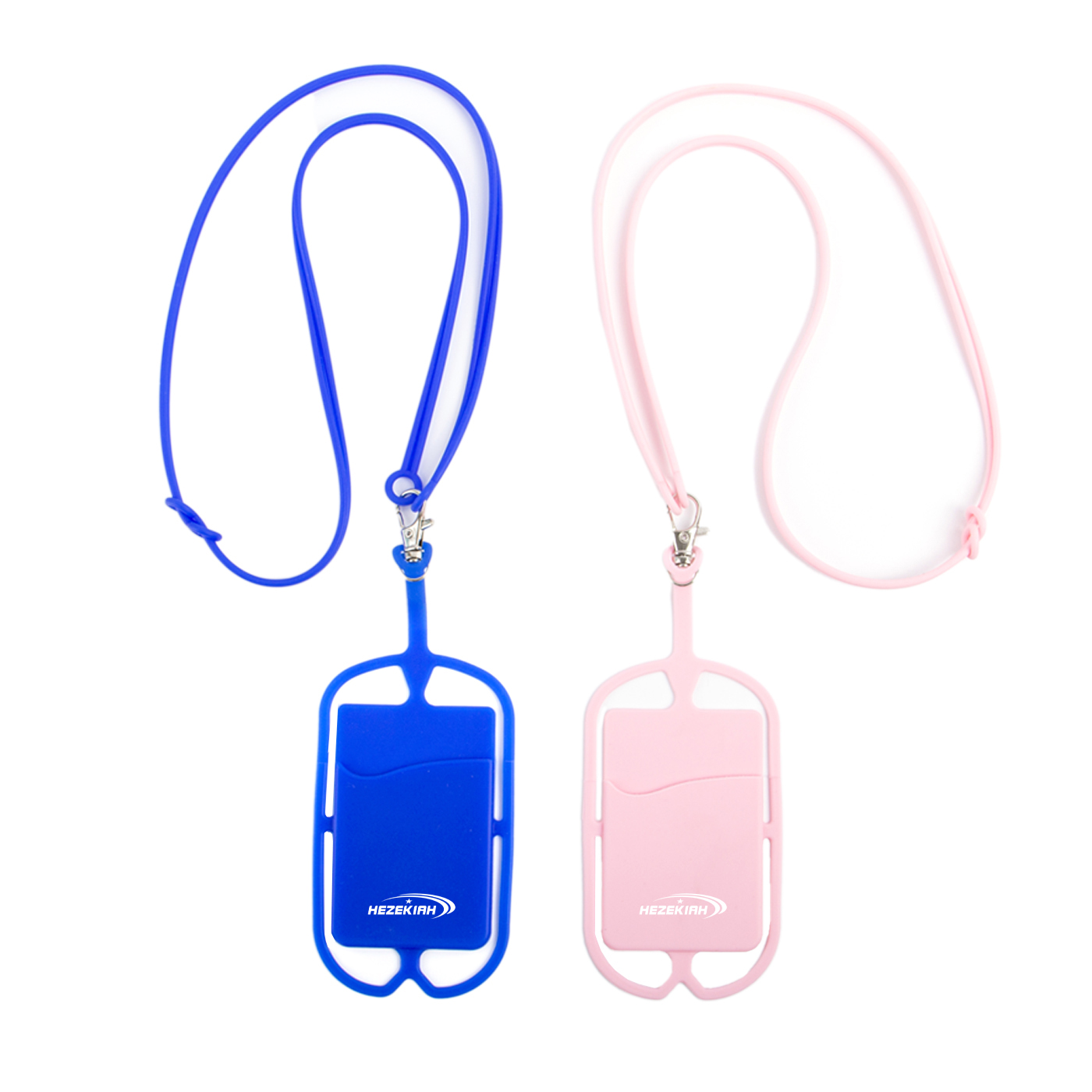 Phone Silicone Lanyard With Card Holder