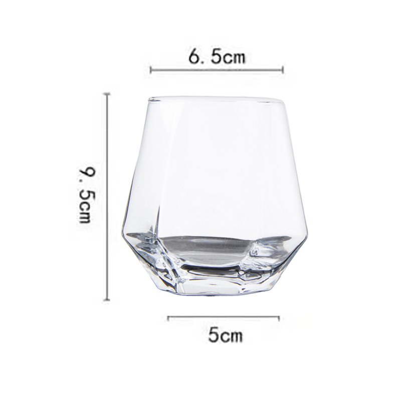 10 oz. Hexagonal Geometric Drinking Glass1
