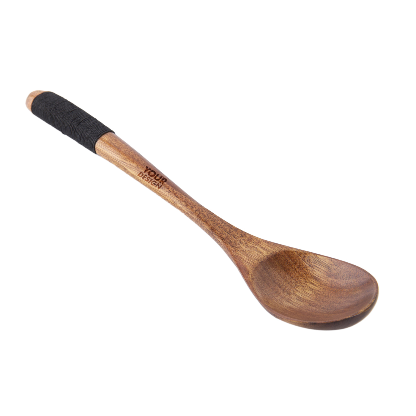 Wooden Curved Handle Spoon1