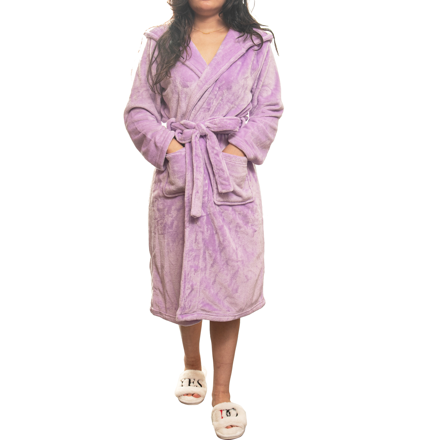 Flannel Hooded Robe