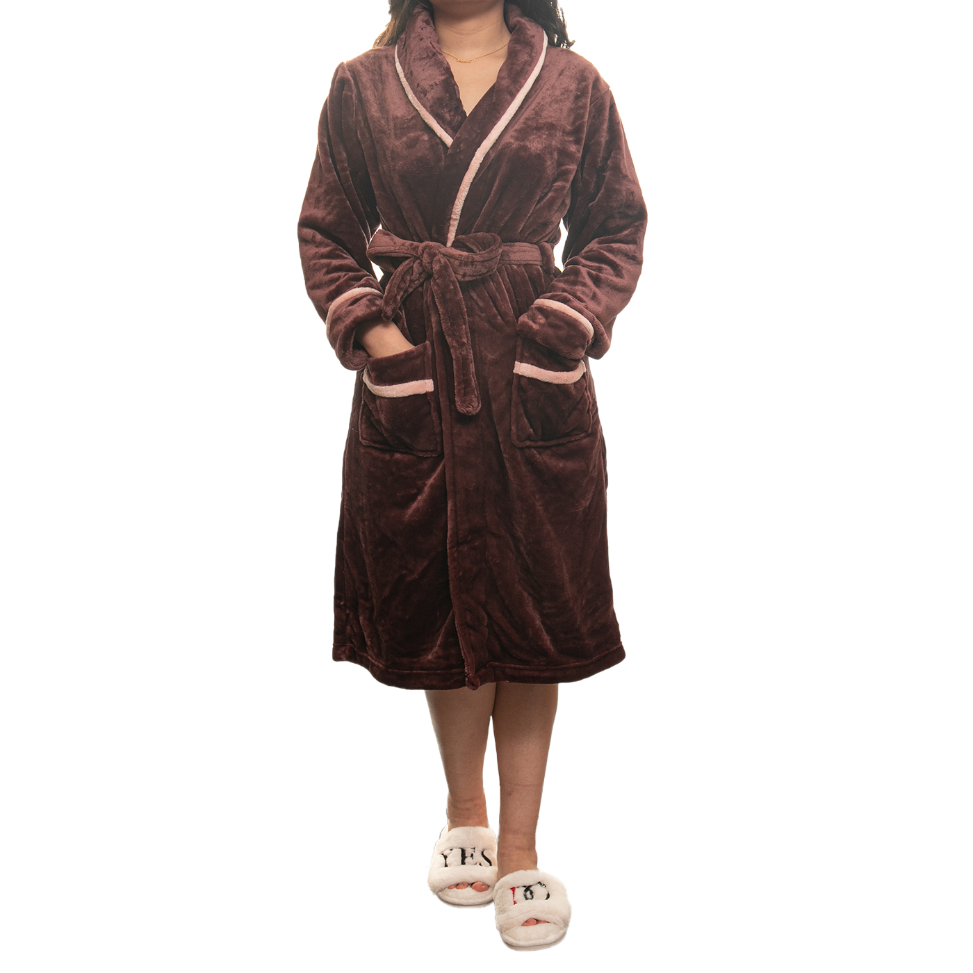 Promo Lapel Flannel Robe