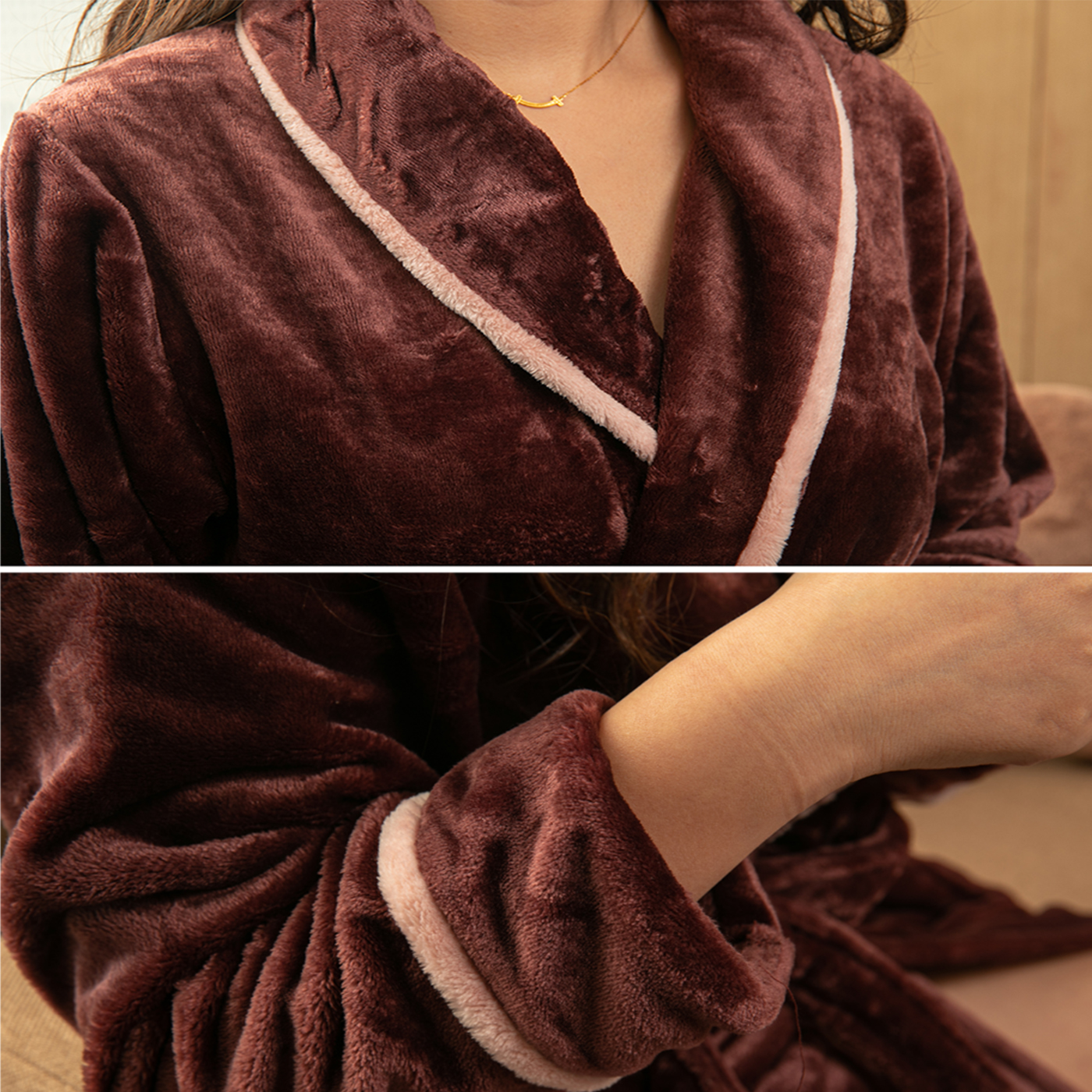 Promo Lapel Flannel Robe2