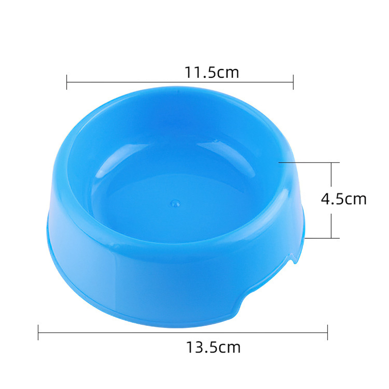 Round Plastic Pet Bowl2