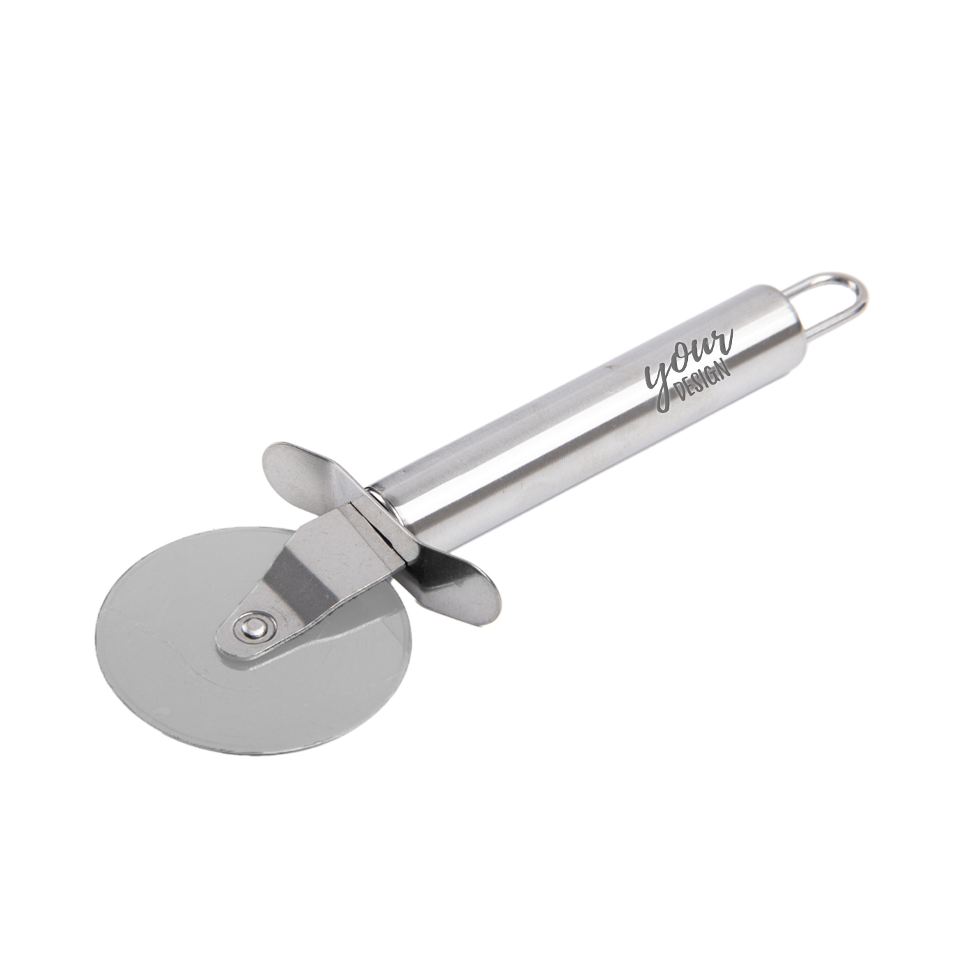 Stainless Steel Pizza Cutter With Handle1