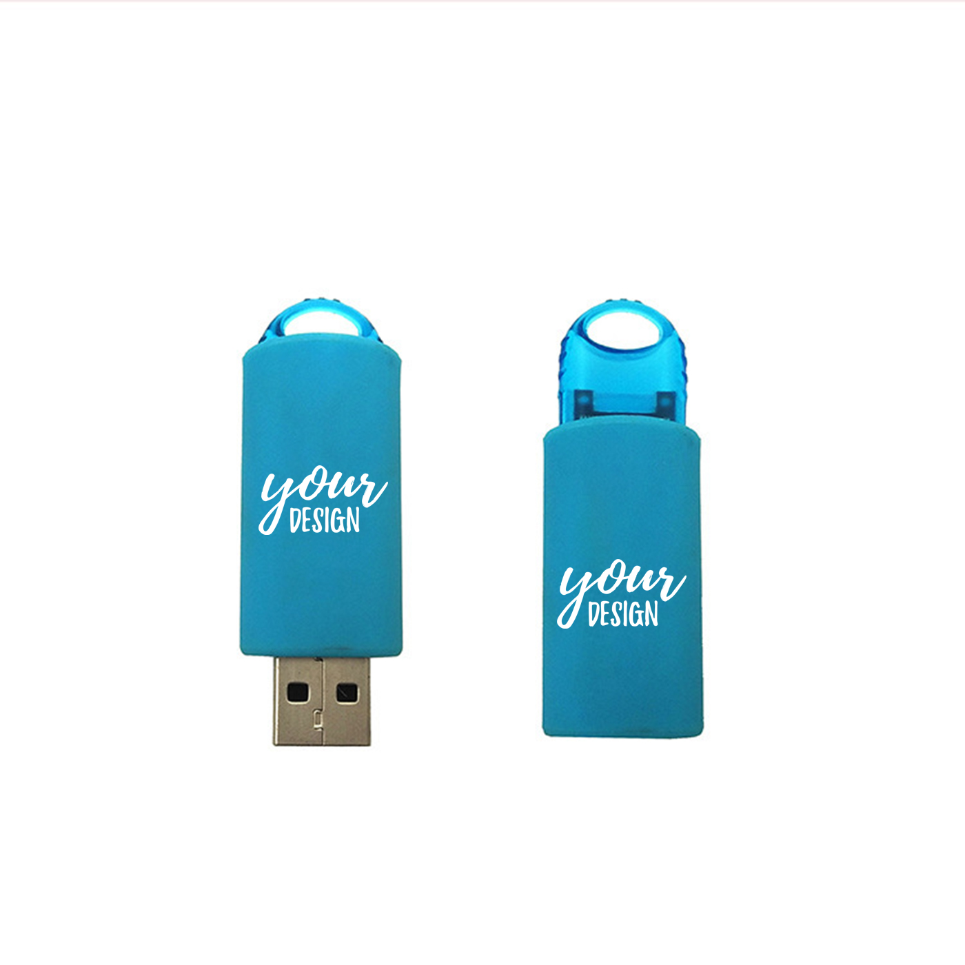 Custom 16GB Spring Loaded Retractable USB Stick1