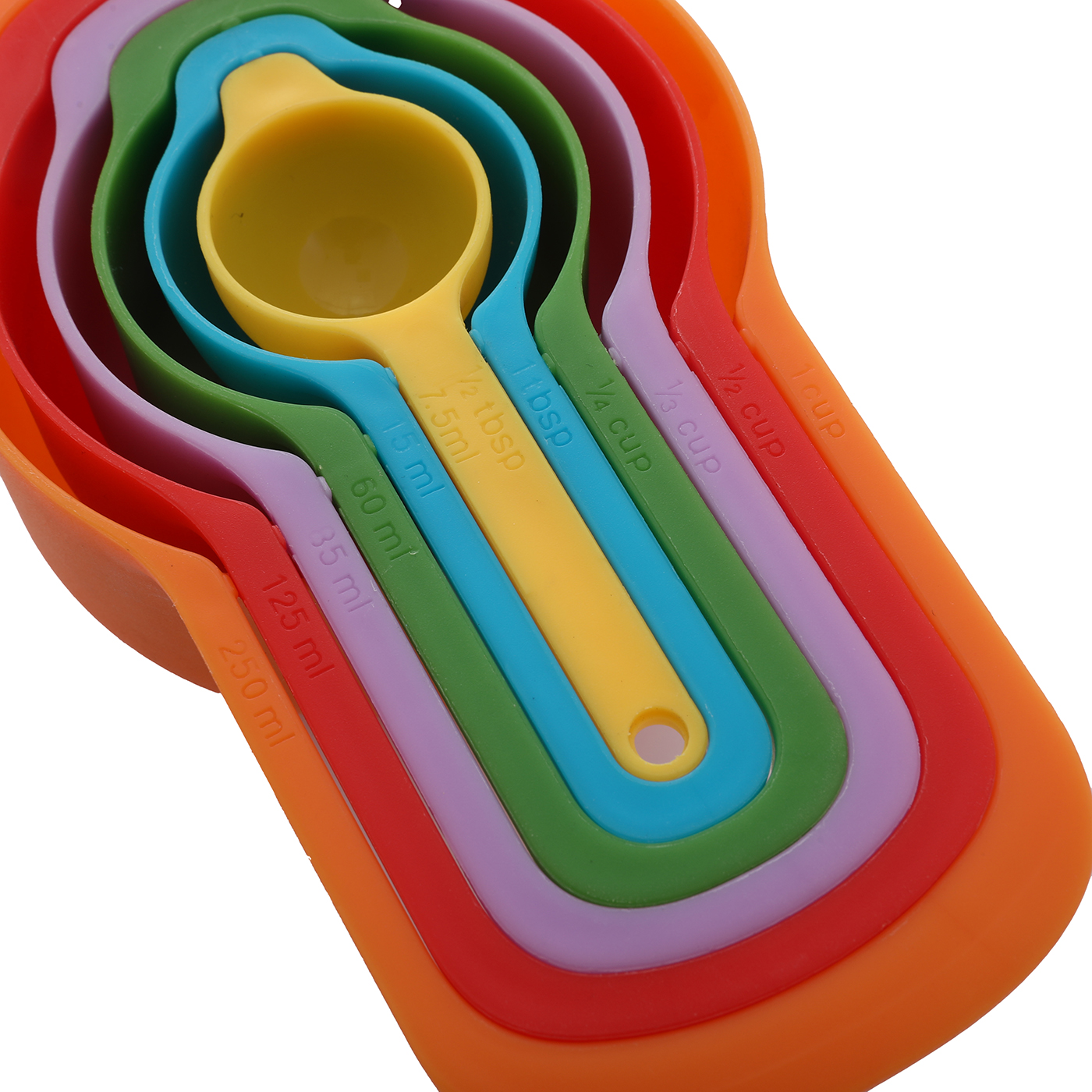 6Pcs Plastic Measuring Spoons Set1