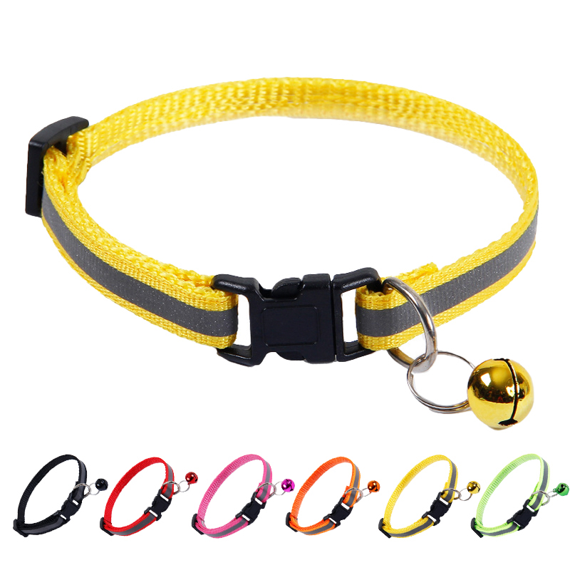 Pet Reflective Collar With Bell