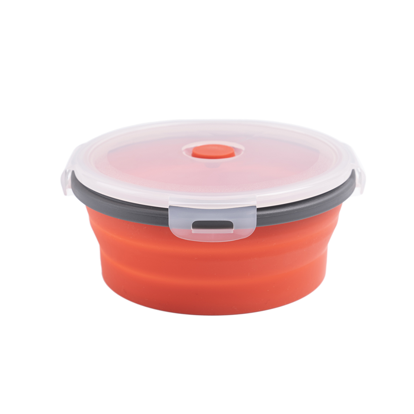 Collapsible Round Silicone Lunch Box Set