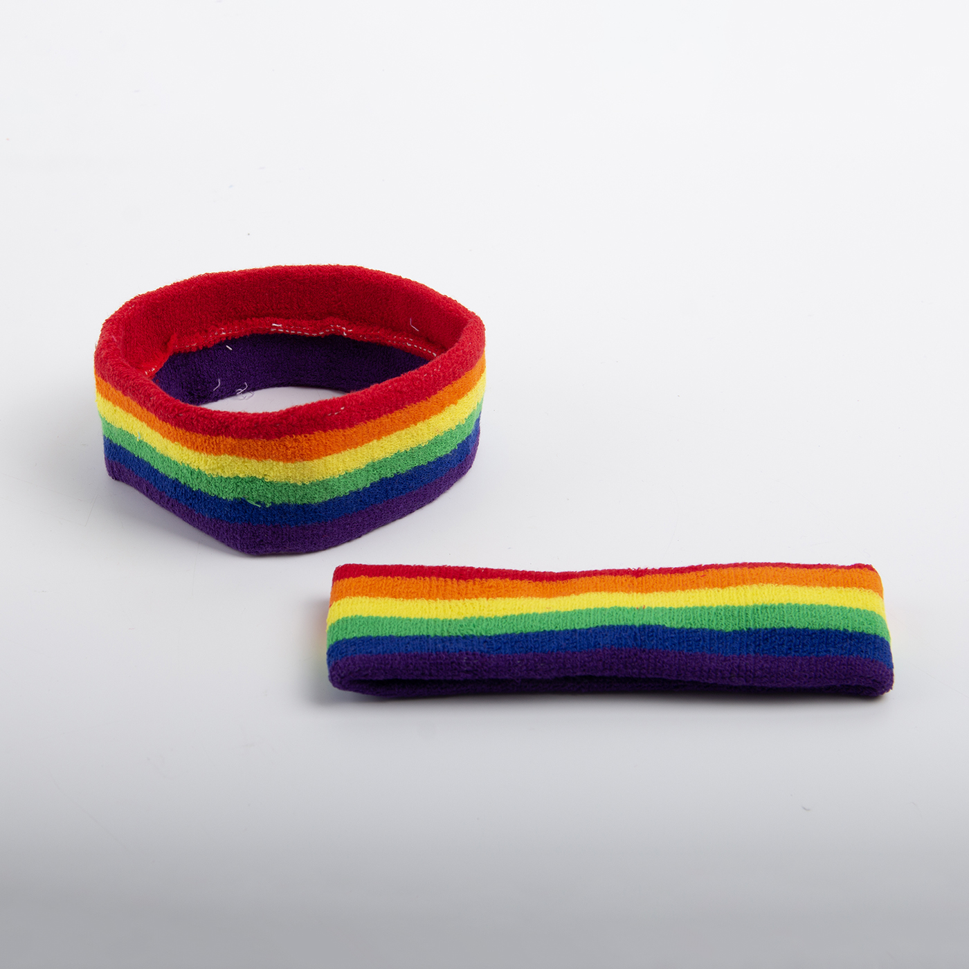 Rainbow Terry Cloth Headband3