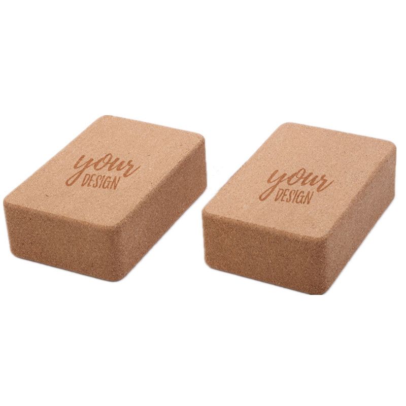 Custom Cork Yoga Block1