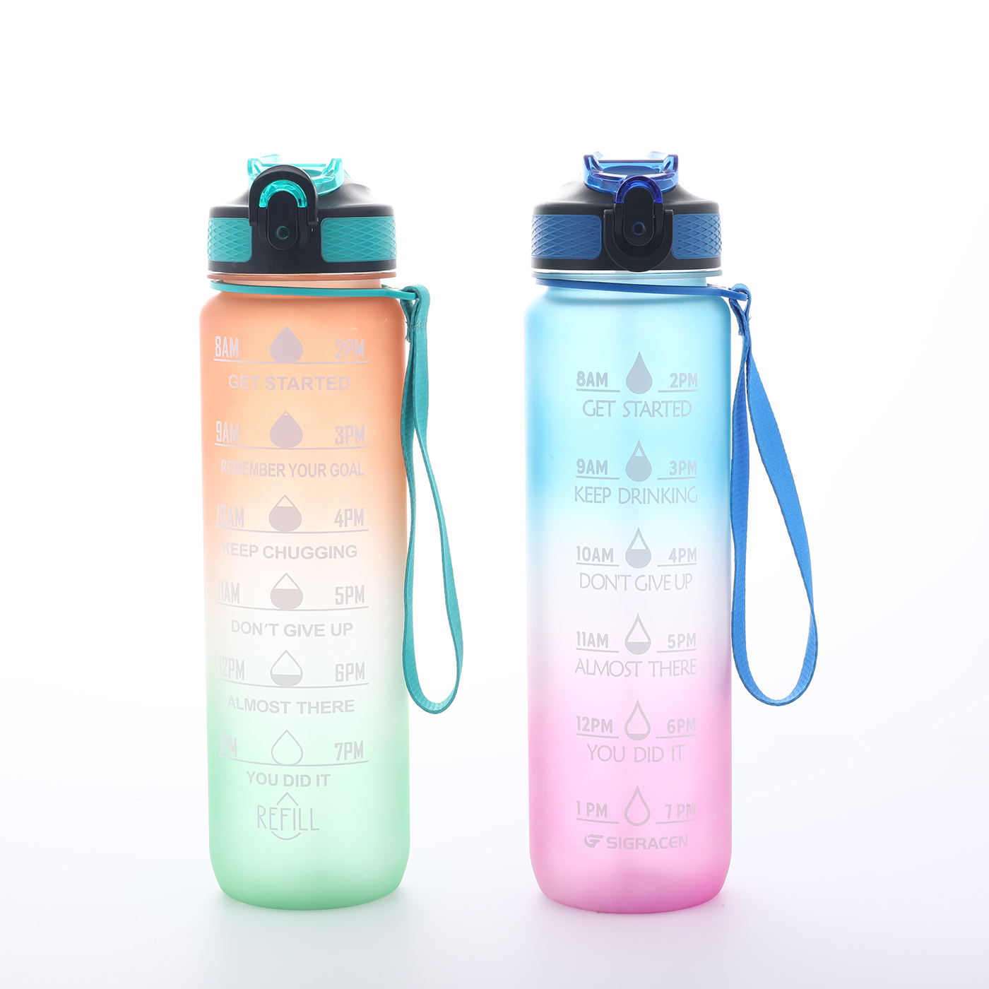 32 oz. Tritan Water Bottle With Time Marker