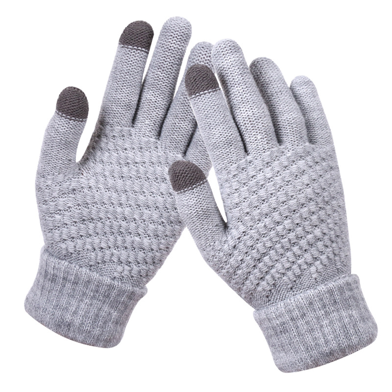 Knitted Touch Screen Gloves2