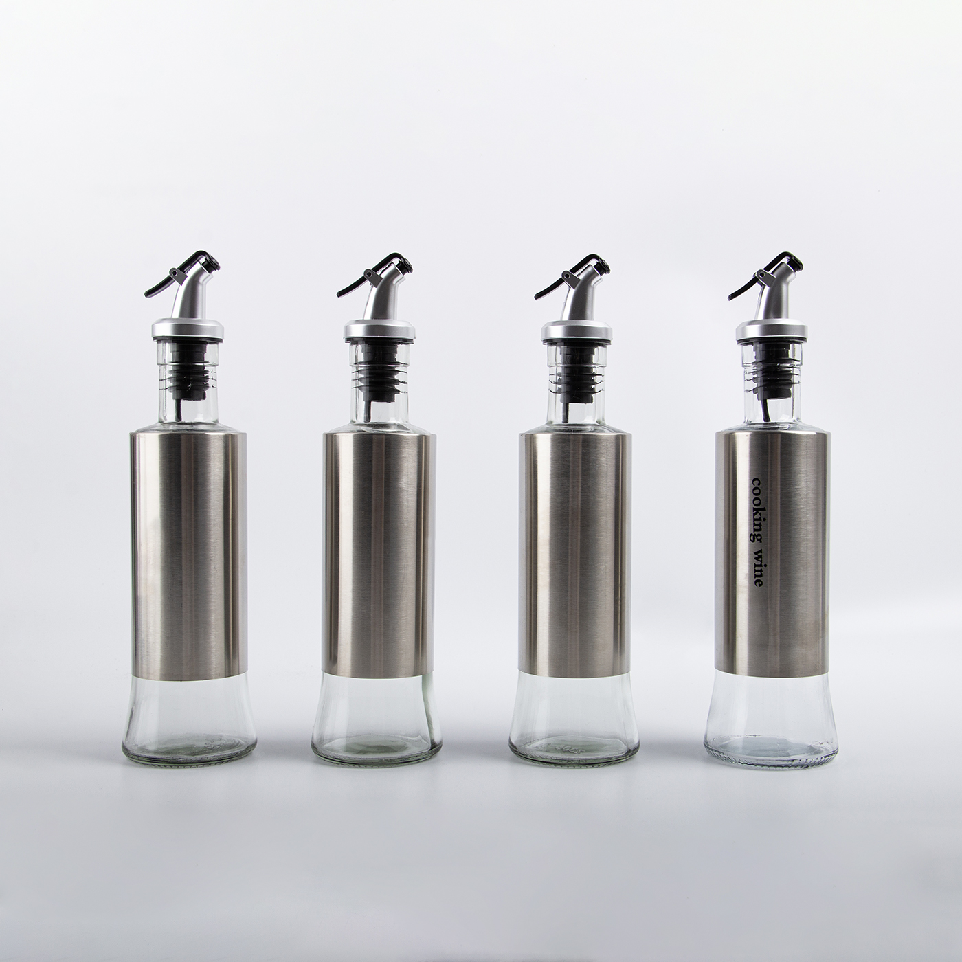 500ml Stainless Steel Leak Proof Glass Oil Bottle4