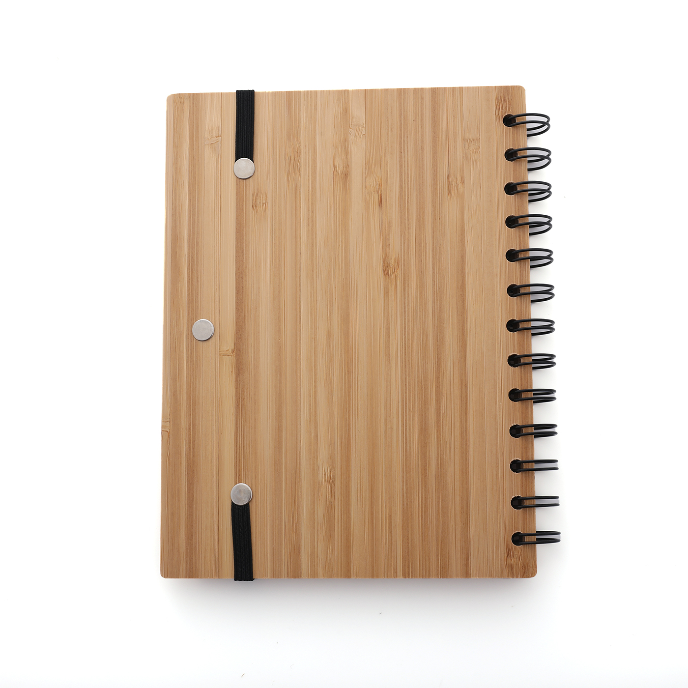 Bamboo Spiral Notebook With Ballpoint Pen3