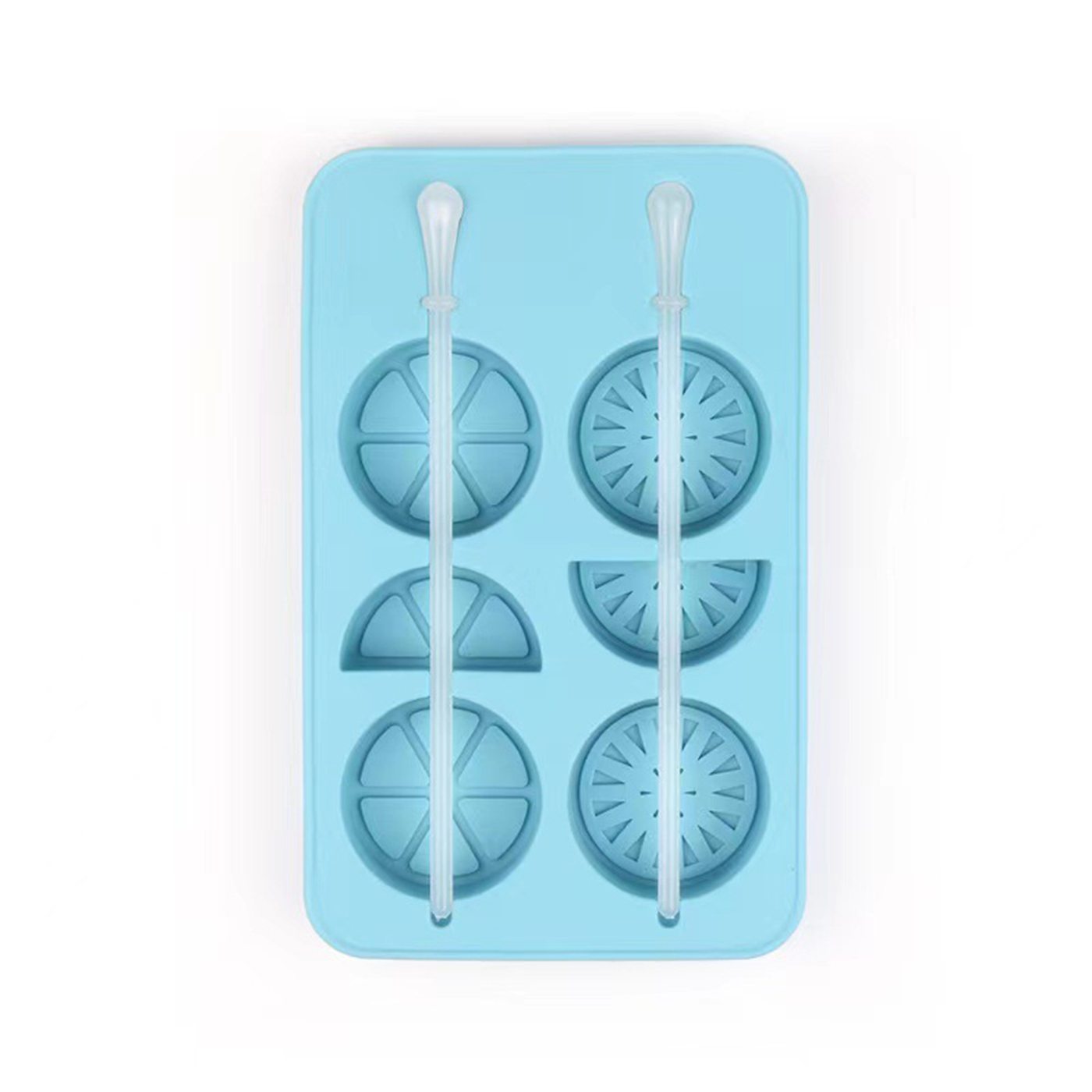 Lemon Shaped Silicone Ice Cubes Tray2