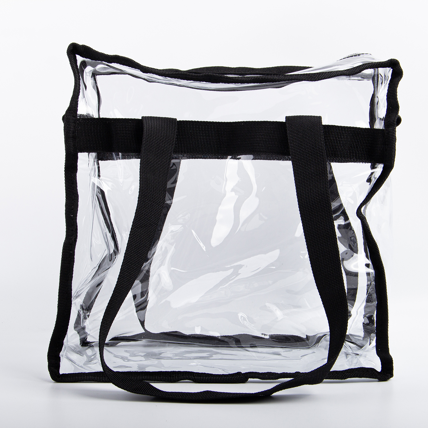 Custom Clear Zippered Tote Bag3