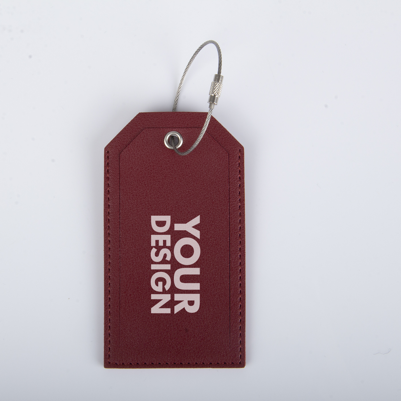 Luggage Tag With Full Privacy Cover And Steel Loop1