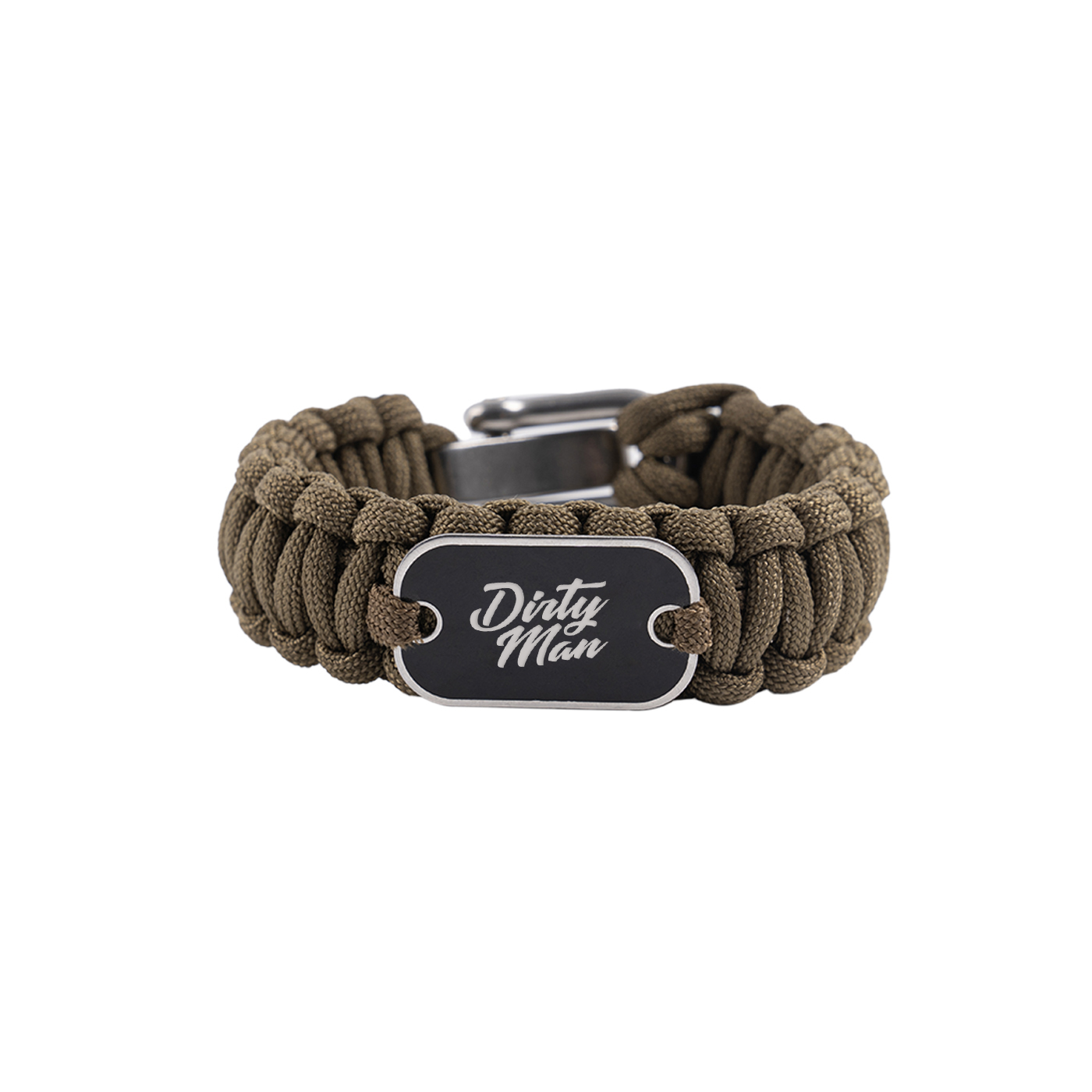 Paracord Survival Bracelet With Nameplate