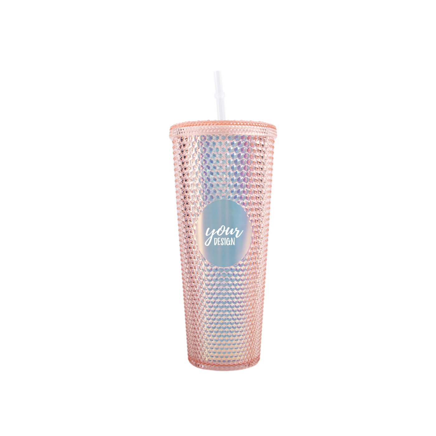 Studded Tumbler With Straw1